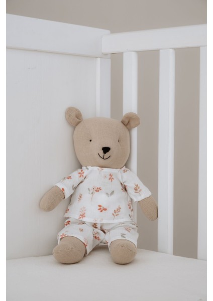 Pijamalı Ayıcık Uyku Arkadaşı - Pureline Series - Soft Bloom