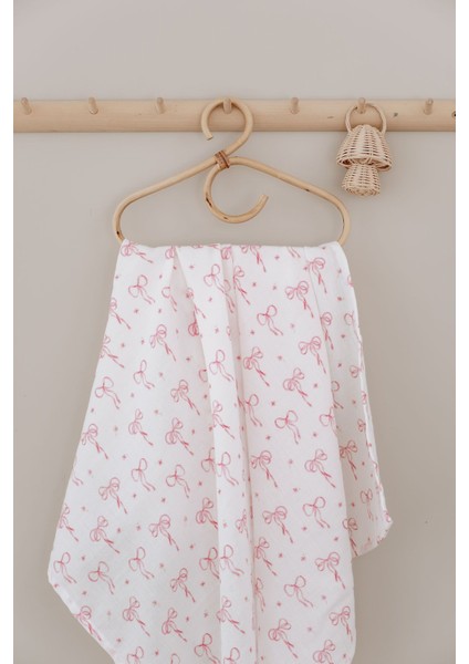 Müslin Örtü - Pureline Series - Dainty Bows