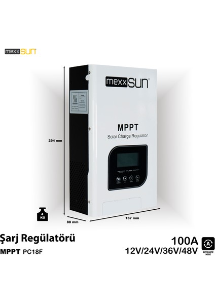 12/24/48V 100A MPPT Şarj Regülatörü fiyatları