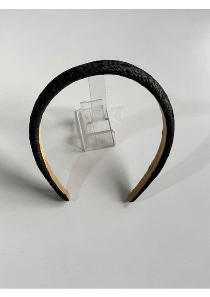 Kadın Hasır Taç Siyah