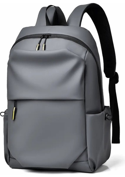15.6 Inç Erkekler Işletme Sırt Çantası Nötr Minimalist Stil Büyük Kapasiteli Moda Eğlence Sırt Çantası Oxford Öğrenci Sırt Çantası Renk: Gri/boyut: 15 Inç (Yurt Dışından)