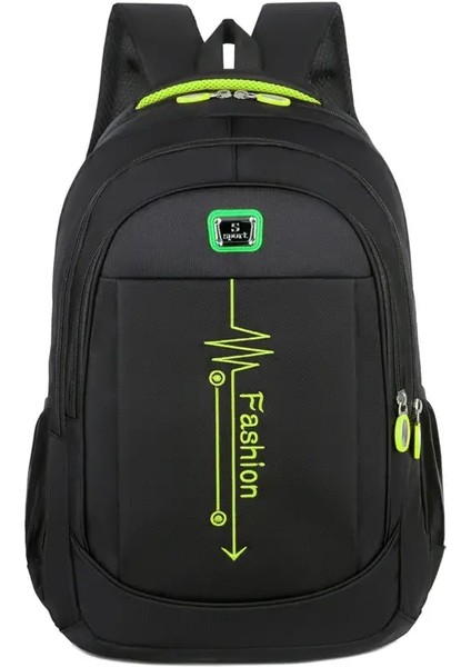 Yeni Erkekler Oxford Bez Sırt Çantası, Büyük Kapasiteli Çok Seviyeli Seyahat Sırt Çantası Pratik Giyim Dalı Işletme Bilgisayar Çantası Renk: Yeşil (Yurt Dışından)