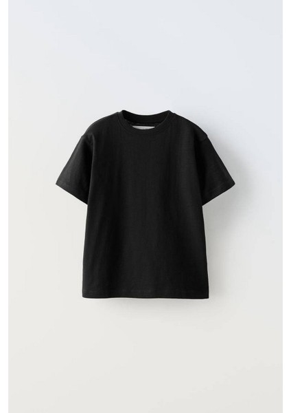 Erkek Çocuk Basic Kısa Kollu T-Shirt Siyah fiyatları