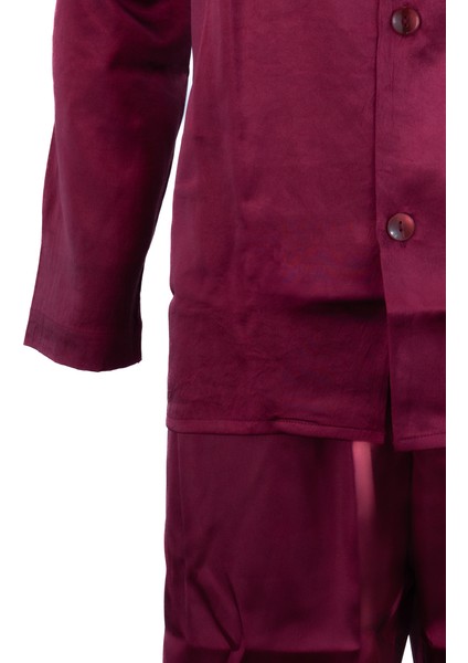 Erkek Pijama Takımı Şık Klasik Model Premium Lüks Saten Kumaş Voldam Model Cepli Tam Kalıp indirimleri