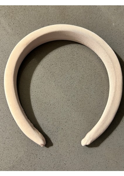 Kumaş Yumuşak Saç Aksesuarı Ekru Ince Kadın Saç Tacı fiyatları