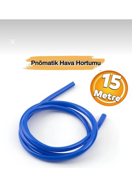 Pu Poliüretan Hava Hortumu 6 mm (15 Metre)