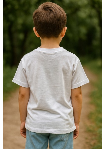 Erkek Çocuk Kısa Kol Karakter Baskılı T-Shirt Beyaz fiyatları