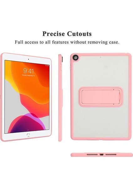 Apple iPad 8. Nesil (2020) 10.2 Uyumlu Yatay Stand Olabilen Antishock Köşe ve Kamera Korumalı Arka Yüzeyi Mat Threxi Kılıf A2270 A2428 A2429 A2430 indirimleri