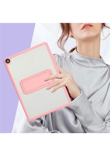 Apple iPad 8. Nesil (2020) 10.2 Uyumlu Yatay Stand Olabilen Antishock Köşe ve Kamera Korumalı Arka Yüzeyi Mat Threxi Kılıf A2270 A2428 A2429 A2430