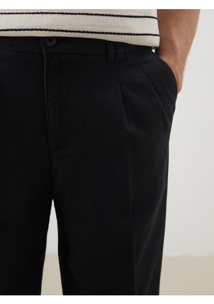 Standart Kalıp Keten Karışımlı Erkek Pantolon (S5) modelleri