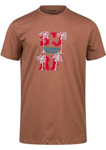 Alex Baskılı Erkek Sıfır Yaka T-Shirt 047