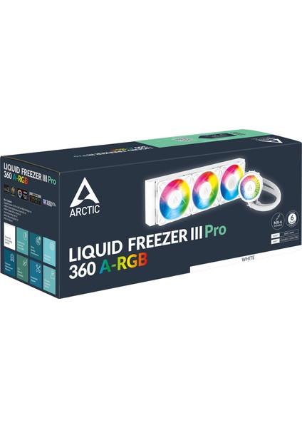 Liquid Freezer Iıı Pro 360 A-Rgb White Intel / Amd Uyumlu, 360MM Radyatörlü, 3X12CM P12 Pro A-Rgb Pwm Fanlı, Sıvı Işlemci Soğutucu Beyaz (ACFRE00188A) indirimleri