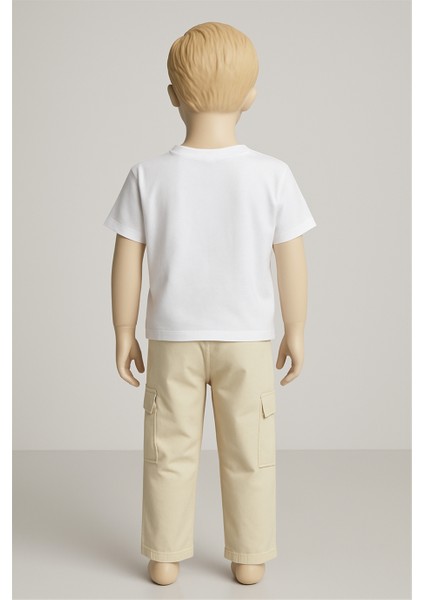 Erkek Çocuk Pantolonlu Alt-Üst Takım Krem fiyatları