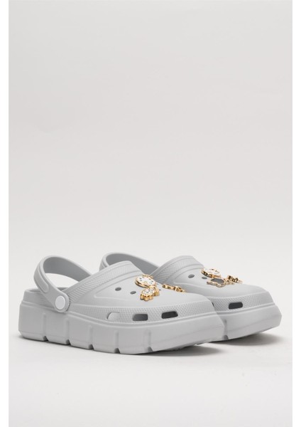 Kadın Sandalet Yüksek Tabanlı Gri Eva Malzeme İle Rahat Comfort Tasarım modelleri