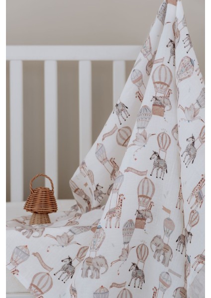 Müslin Örtü - Pureline Series - Dreamland Safari