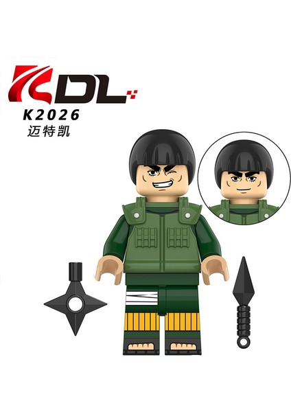 Naruto Yapı Taşları Minifigure Küçük Parçacık Takılabilir Bebek Oyuncak Çantası (Yurt Dışından)