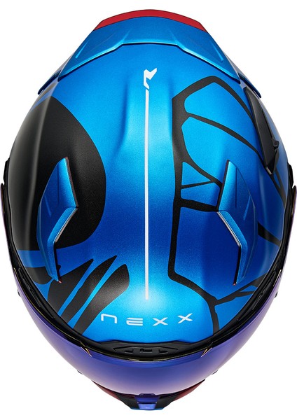 X.wst 3 B-Sıde Mat Mavi-Siyah Kask