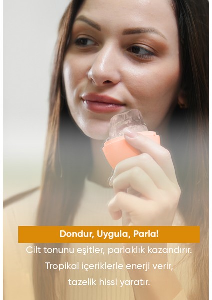 Orange Face Shot - Frozen Face Essence 3'lü Set (ESSENCE+HAVLU+BUZ KALIBI) modelleri