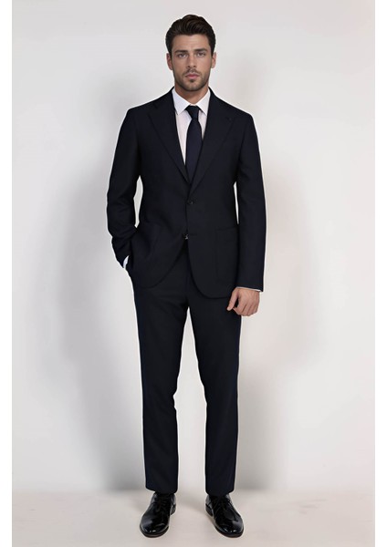 Mono Yaka 2düğme Takım Elbise Lacivert fiyatları