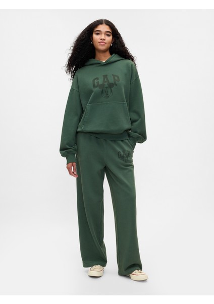 Erkek Koyu Yeşil Gap × Disney Logo Baggy Eşofman Altı fırsatları