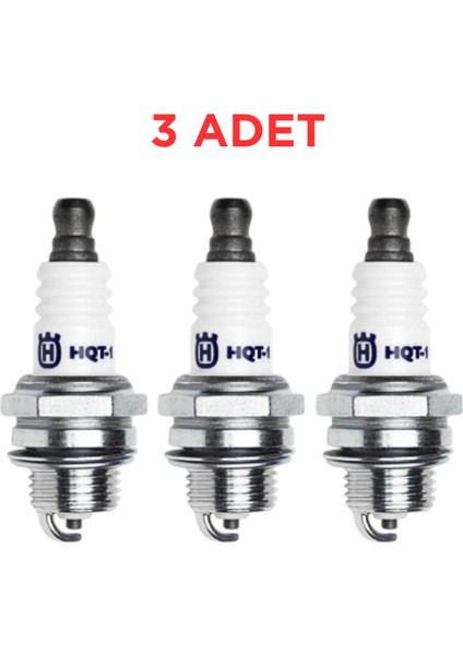 Buji Hqt-1 14 mm 2 Zamanlı Buji 3 Adet (Motorlu Testere-Tırpan)