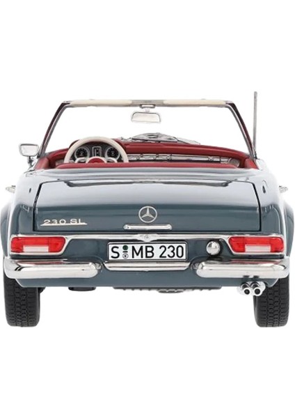 Mercedes-Benz 1:18 Ölçek 230 Sl Pagode W113 Cabrio Mavi-Gri Model Araba modelleri