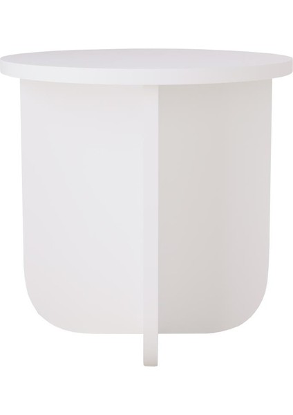 I0140 Beca Yan Sehpa 40 cm Beyaz Yan Sehpa Kahve Sehpası Küçük Alanlar Küçük Sehpa Minimalist Modern indirimleri
