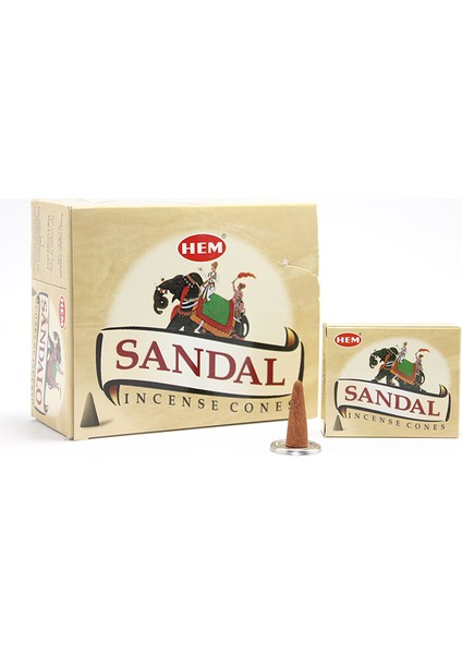 Sandal Aromalı Konik Tütsü
