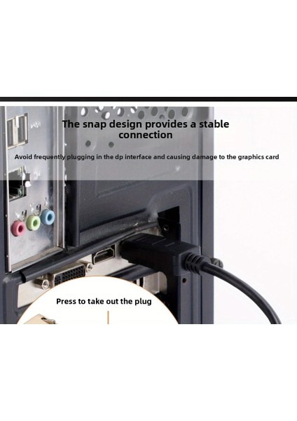 Displayport To HDMI Uyumlu Kablo Adaptörü Dp Erkek HDMI Kadın Için Dizüstü Pc Ekran Portu Için 1080P 3D Full HDD HDMI Adaptörü Dönüştürücü Kablo