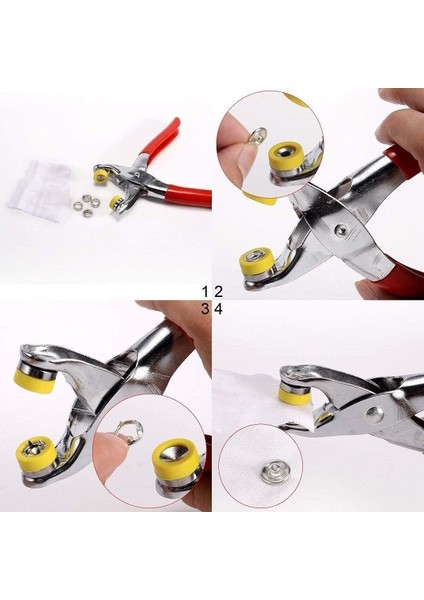 Metal Çıtçıt Pensesi ve Düğme Seti indirimleri