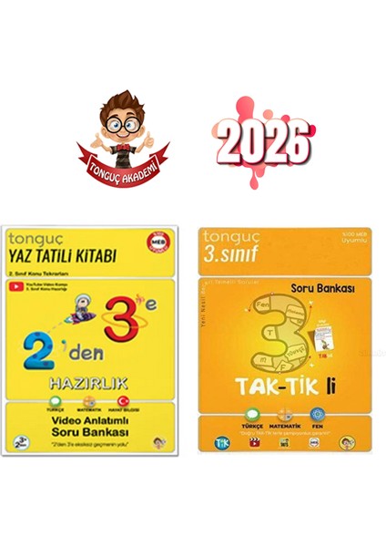 2 Den 3 E Hazırlık Kitabı+ 3. Sınıf Taktikli Soru Bankası