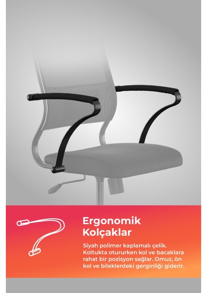 Ergolife Sit Air Ergonomik Çalışma Sandalyesi / Ofis Koltuğu - 572.60.1.222