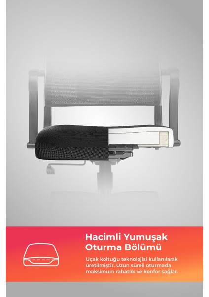 Ergolife Sit Air Ergonomik Çalışma Sandalyesi / Ofis Koltuğu - 572.60.1.222
