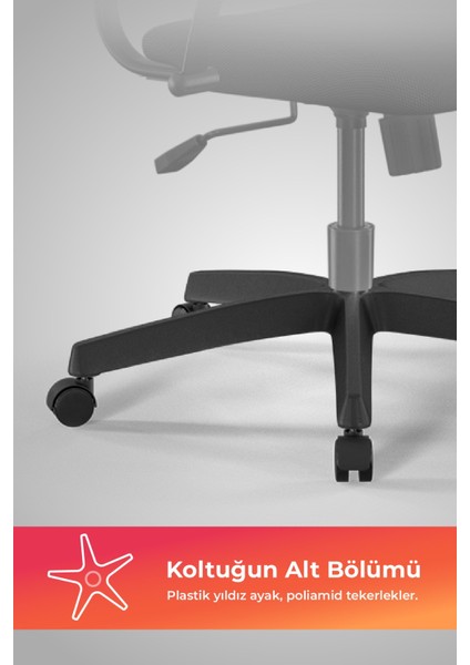 Ergolife Sit Air Ergonomik Çalışma Sandalyesi / Ofis Koltuğu - 572.60.1.222