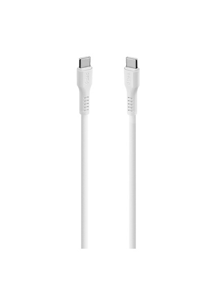 Usb-C - Usb-C 120CM 60W Pd/qc Hızlı Şarj/data Kablosu Beyaz 2DK59B