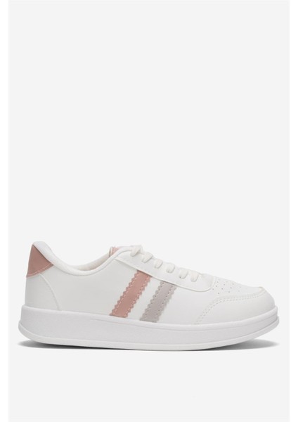 Kadın Günlük Spor Sneaker Ayakkabı BEYAZ - PEMBE