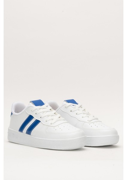 Unisex Bağcıklı GünlükSpor Sneaker Ayakkabı BEYAZ - MAVİ modelleri