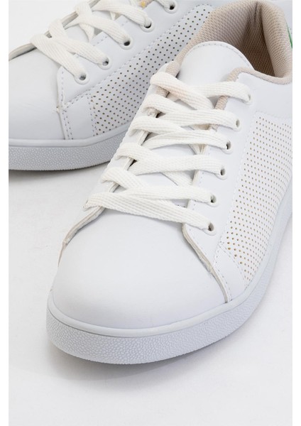 Kadın Spor Sneaker Ayakkabı Beyaz - Yeşil modelleri