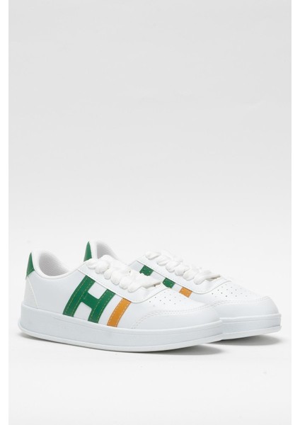 Unisex Spor Sneaker Ayakkabı Beyaz - Yeşil modelleri