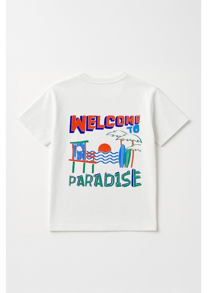 Erkek Çocuk %100 Pamuklu Kabartma Baskılı Tişört (3-4 Yaş 8-9 Yaş) fırsatları