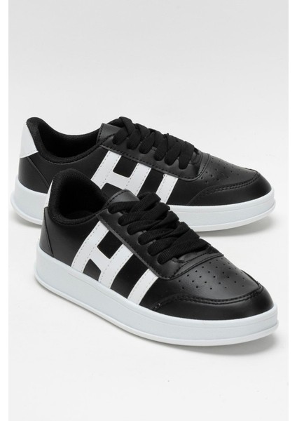 Unisex Spor Sneaker Ayakkabı Siyah - Beyaz fiyatları