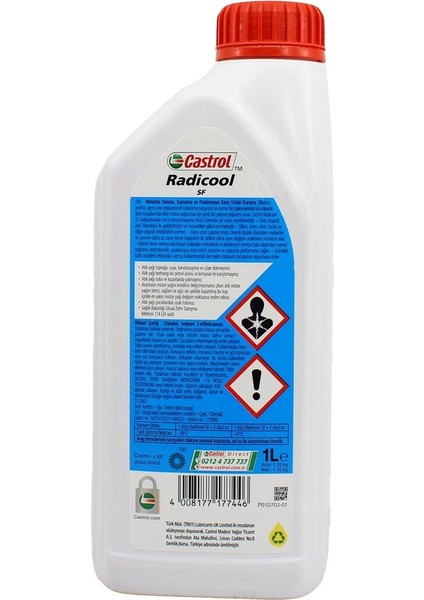 Radicool Sf Konsantre Antifriz 1 Lt Kırmızı Antifriz fiyatları