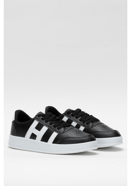 Unisex Spor Sneaker Ayakkabı Siyah - Beyaz modelleri