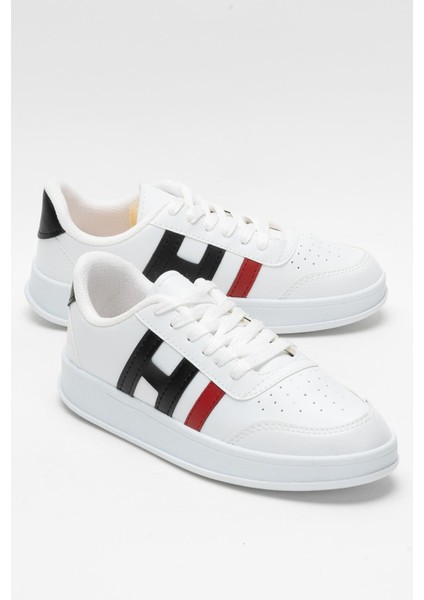 Unisex Spor Sneaker Ayakkabı Beyaz - Siyah fiyatları