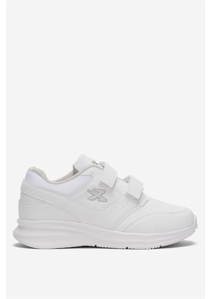 Liger Kadın Cırtlı Günlük Spor Ayakkabı Beyaz