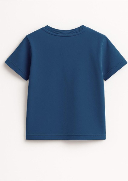 Erkek Çocuk %100 Pamuk Basic Tişört - Lacivert (3-4 Yaş 8-9 Yaş) modelleri