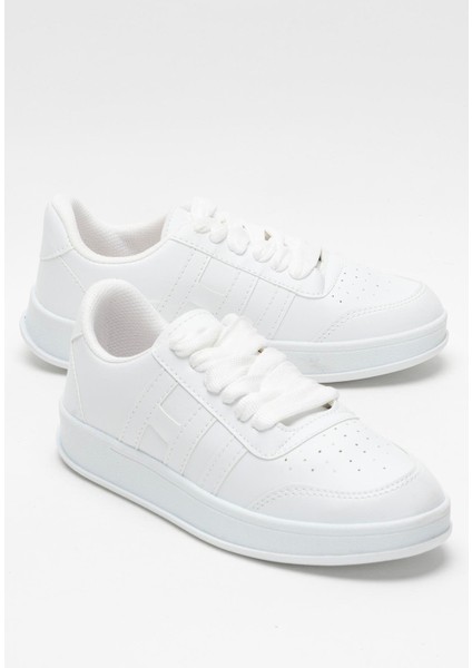 Unisex Spor Sneaker Ayakkabı Beyaz fiyatları