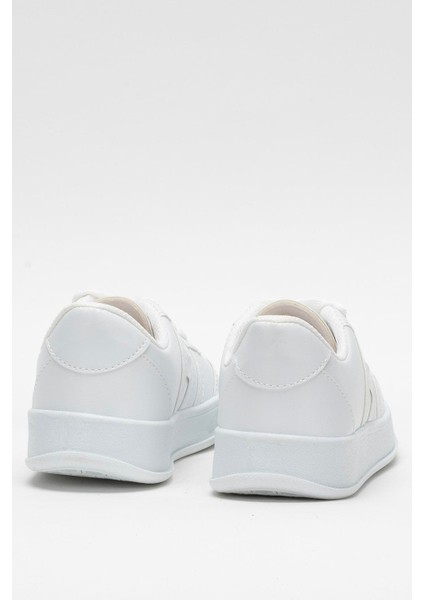 Unisex Spor Sneaker Ayakkabı Beyaz fırsatları