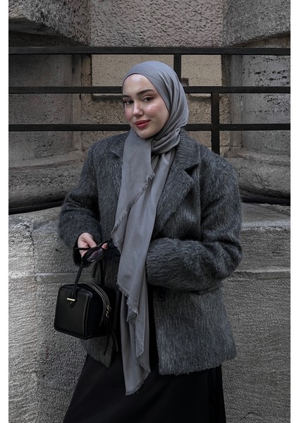 Modal Şal Koyu Gri fırsatları