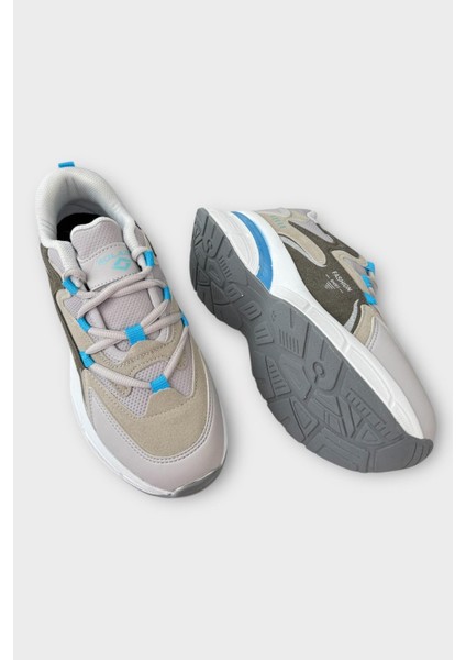 Kadın Yüksek Taban Spor Ayakkabı Gri fırsatları